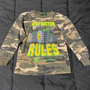 Boys John Deere thermal top-Size 5/6